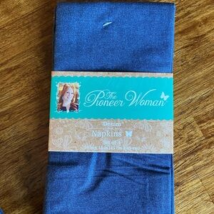 The Pioneer Woman Blue Denim Napkins